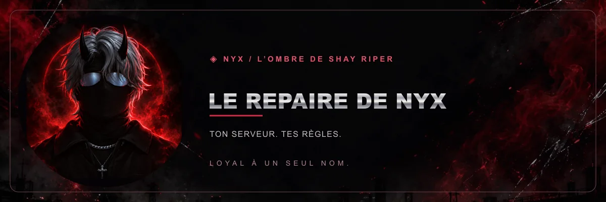 Bannière du panneau de réglages