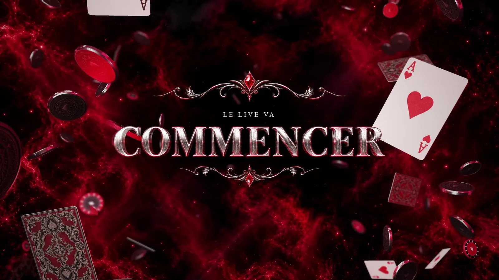 Écran de début de live